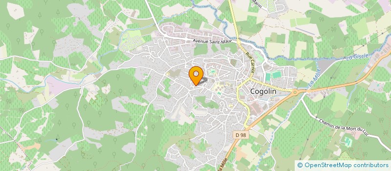 localisation de l'entreprise MONSIEUR CLEMENT FRESIA à COGOLIN