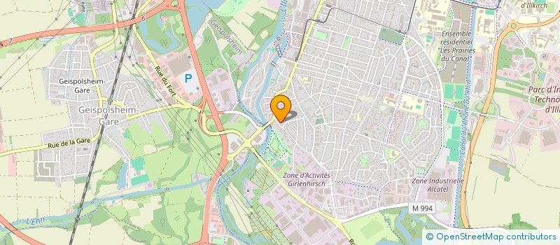 localisation de l'entreprise MONSIEUR CLEMENT FRITSCH  ILLKIRCH-GRAFFENSTADEN