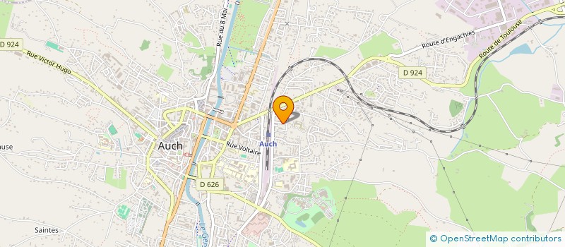 localisation de l'entreprise MONSIEUR CLEMENT GABORIT  AUCH