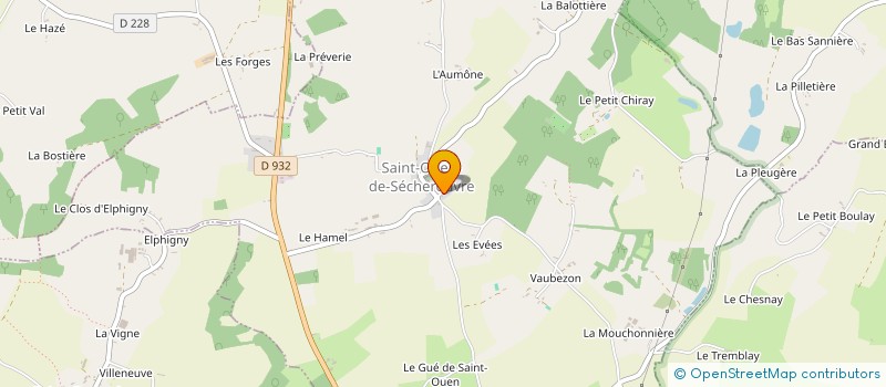 localisation de l'entreprise MONSIEUR CLEMENT GANIVET à SAINT-OUEN-DE-SECHEROUVRE