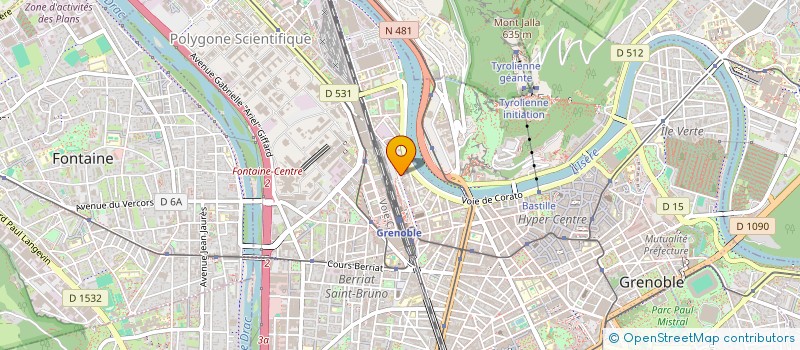 localisation de l'entreprise MONSIEUR CLEMENT GARAFFA à GRENOBLE