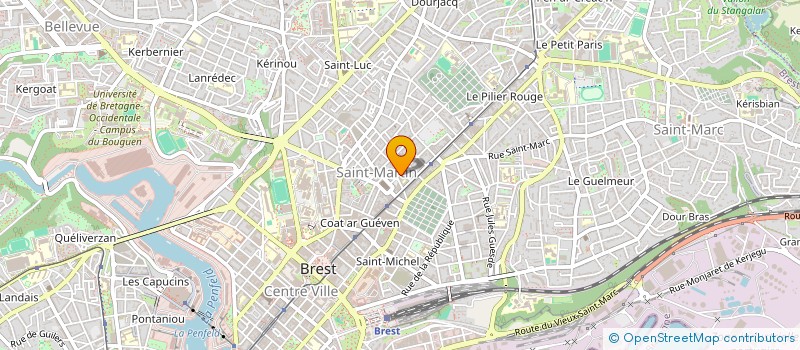 localisation de l'entreprise MONSIEUR CLEMENT GARAPON à BREST
