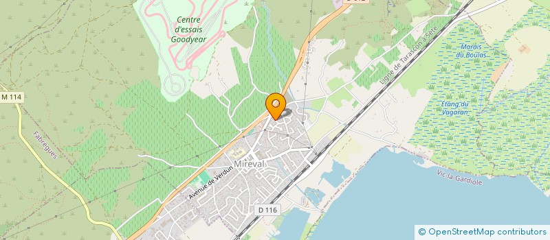 localisation de l'entreprise MONSIEUR CLEMENT GARCIA  MIREVAL