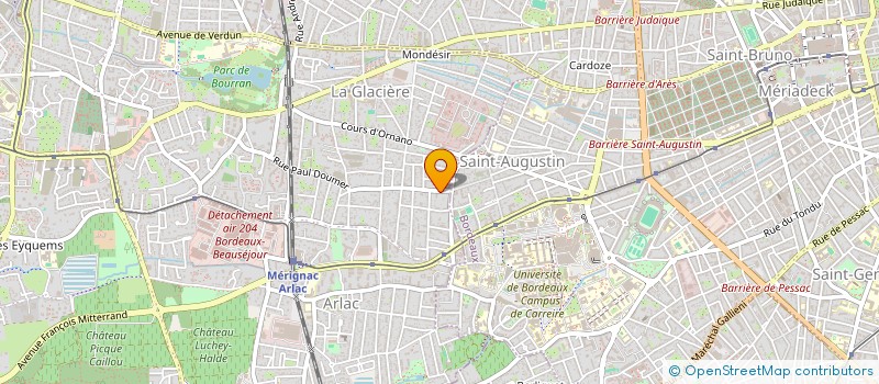 localisation de l'entreprise MONSIEUR CLEMENT GARCIA  MERIGNAC