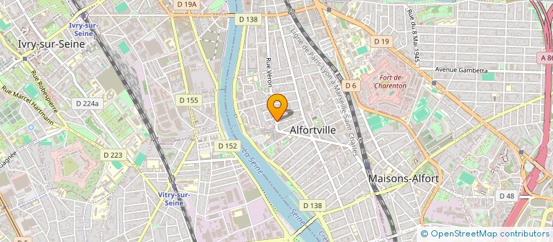 localisation de l'entreprise MONSIEUR CLEMENT GARENAUX à ALFORTVILLE