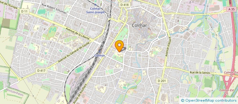 localisation de l'entreprise MONSIEUR CLEMENT GARESSUS  COLMAR