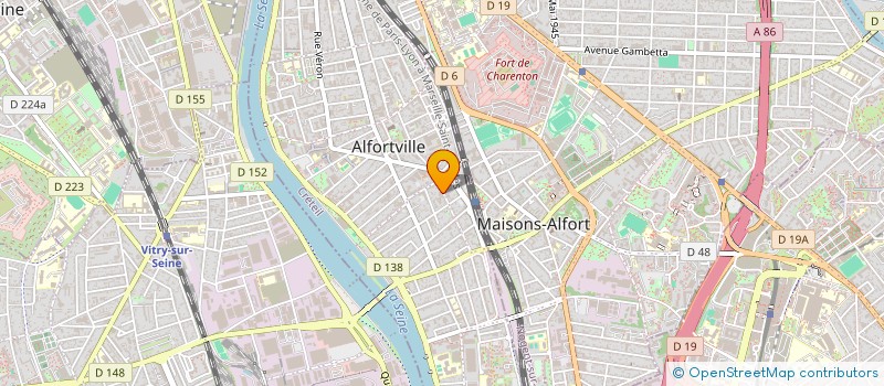 localisation de l'entreprise MONSIEUR CLEMENT GARNIER  ALFORTVILLE