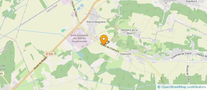 localisation de l'entreprise MONSIEUR CLEMENT GARNIER  SAINT-CHEF