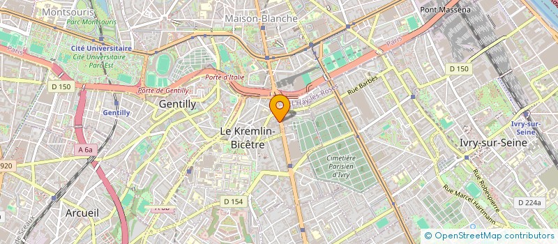 localisation de l'entreprise MONSIEUR CLEMENT GASC  LE KREMLIN-BICETRE