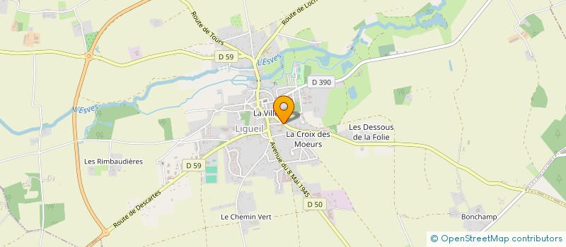 localisation de l'entreprise MONSIEUR CLEMENT GAUBERT  LIGUEIL