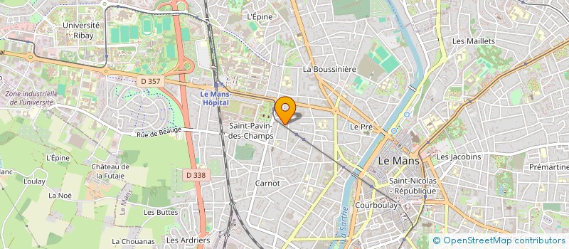 localisation de l'entreprise MONSIEUR CLEMENT GAUTHIER  LE MANS