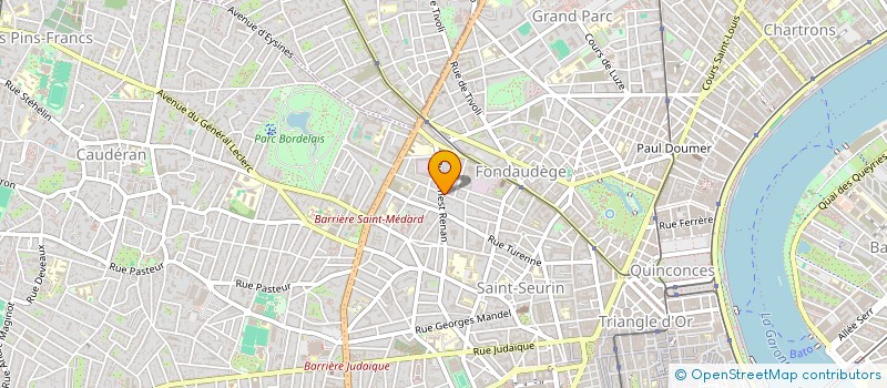 localisation de l'entreprise MONSIEUR CLEMENT GAUTHIER  BORDEAUX