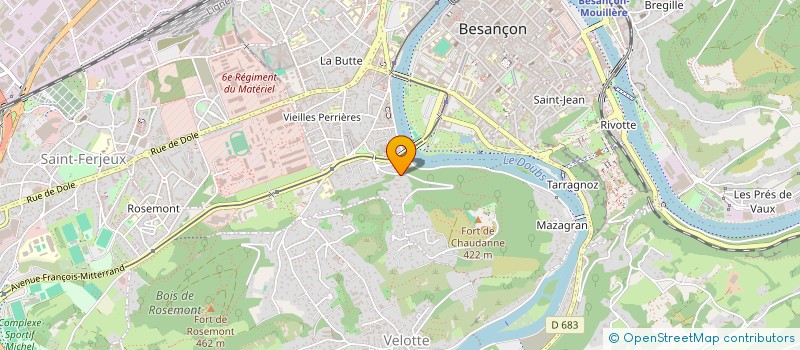 localisation de l'entreprise MONSIEUR CLEMENT GAUTHIER  BESANCON