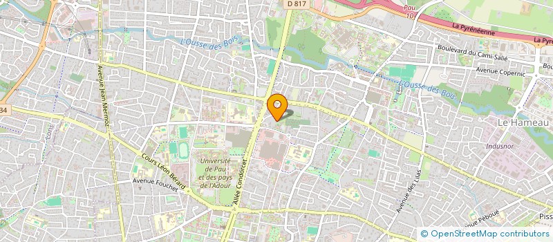 localisation de l'entreprise MONSIEUR CLEMENT GAUTHIER  PAU