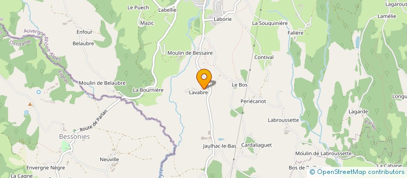 localisation de l'entreprise MONSIEUR CLEMENT GAY à PARLAN