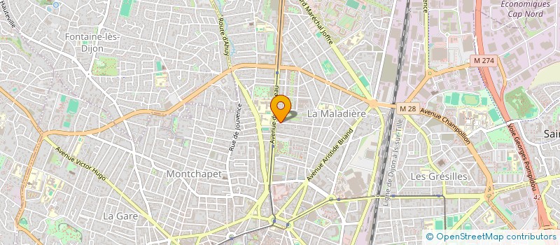 localisation de l'entreprise MONSIEUR CLEMENT GAZEAU  DIJON