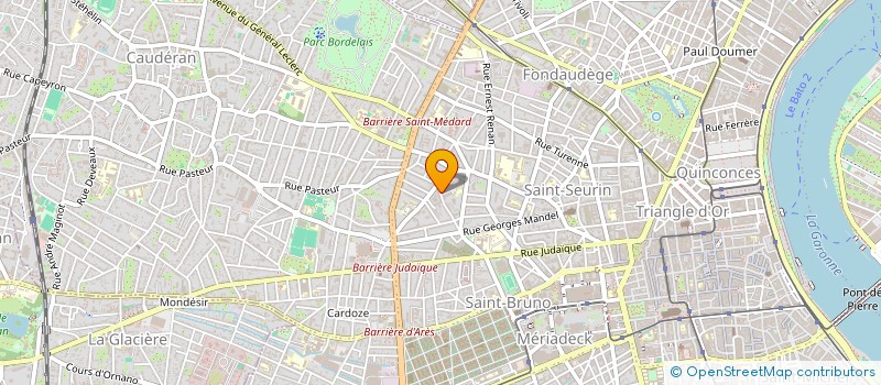 localisation de l'entreprise MONSIEUR CLEMENT GENER  BORDEAUX