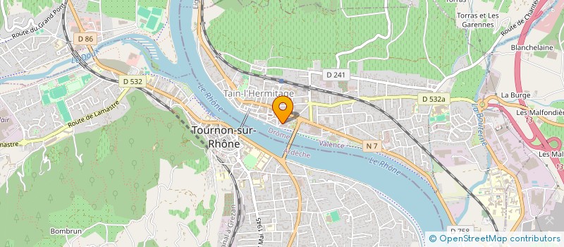 localisation de l'entreprise MONSIEUR CLEMENT GERARD  TAIN-L'HERMITAGE