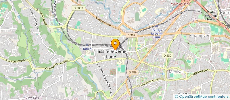 localisation de l'entreprise MONSIEUR CLEMENT GERARDIN  TASSIN-LA-DEMI-LUNE