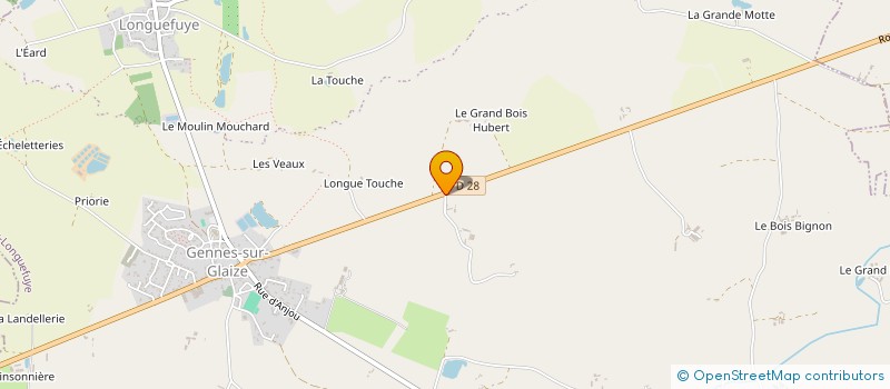 localisation de l'entreprise MONSIEUR CLEMENT GERBOUIN  GENNES-LONGUEFUYE