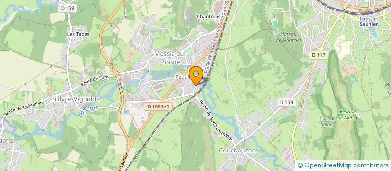 localisation de l'entreprise MONSIEUR CLEMENT GIANOLA  MESSIA-SUR-SORNE