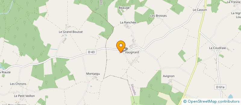localisation de l'entreprise MONSIEUR CLEMENT GILLET à DOUADIC