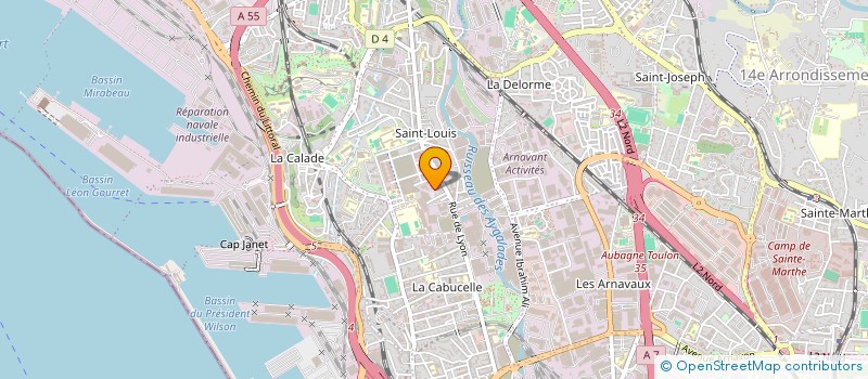 localisation de l'entreprise MONSIEUR CLEMENT GINESTE à MARSEILLE