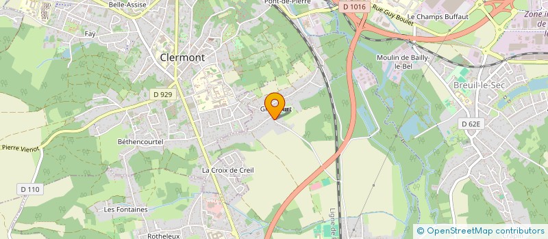 localisation de l'entreprise MONSIEUR CLEMENT GIRARD  BREUIL-LE-VERT