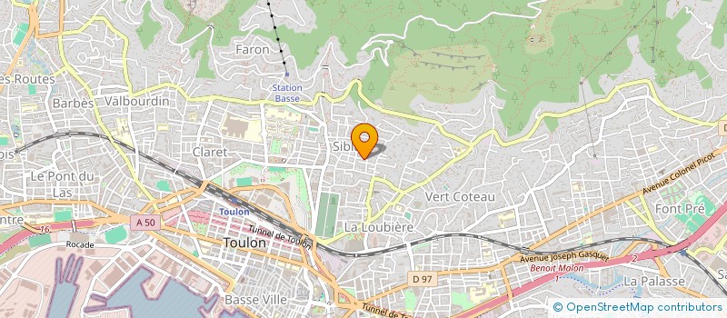 localisation de l'entreprise MONSIEUR CLEMENT GIRAUD  TOULON