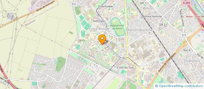 localisation de l'entreprise MONSIEUR CLEMENT GIRAUDY  REIMS