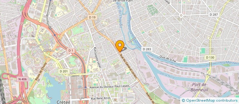 localisation de l'entreprise MONSIEUR CLEMENT GIROLDINI  CRETEIL