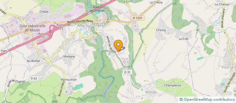 localisation de l'entreprise MONSIEUR CLEMENT GIROUD à ALBY-SUR-CHERAN