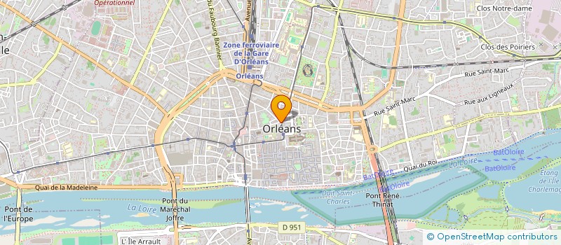 localisation de l'entreprise MONSIEUR CLEMENT GLAUDIO à ORLEANS