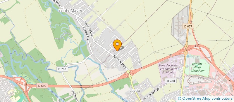 localisation de l'entreprise MONSIEUR CLEMENT GLONIN  LAVAU