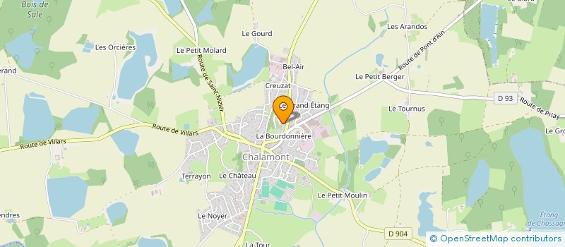 localisation de l'entreprise MONSIEUR CLEMENT GOBET  CHALAMONT