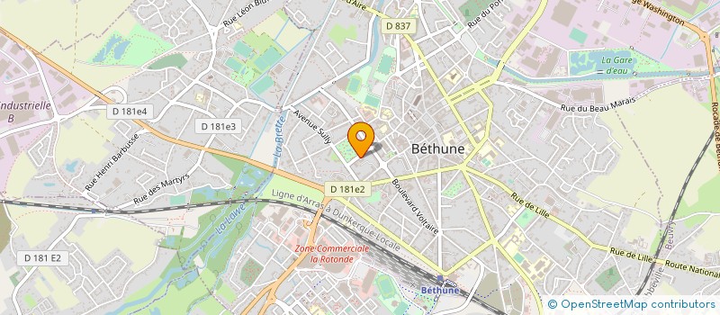 localisation de l'entreprise MONSIEUR CLEMENT GOHIER  FOUQUIERES-LES-BETHUNE