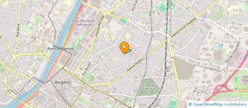 localisation de l'entreprise MONSIEUR CLEMENT GOLFIER à ANGERS