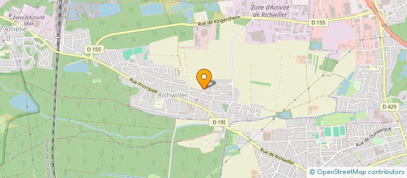 localisation de l'entreprise MONSIEUR CLEMENT GOMEZ  RICHWILLER