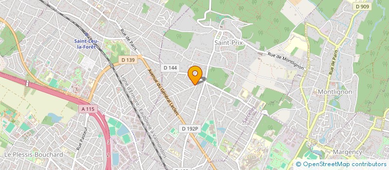 localisation de l'entreprise MONSIEUR CLEMENT GOMMEZ à SAINT-PRIX