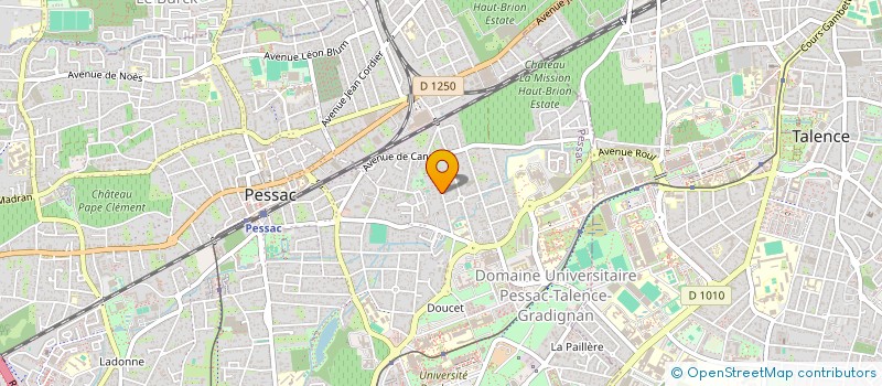 localisation de l'entreprise MONSIEUR CLEMENT GONZALES à PESSAC