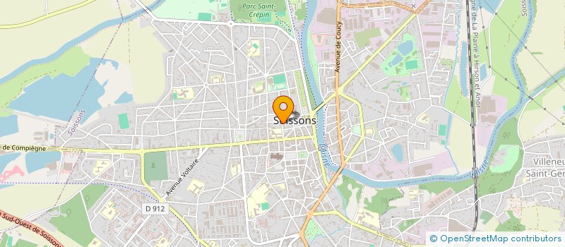 localisation de l'entreprise MONSIEUR CLEMENT GOSSET  SOISSONS