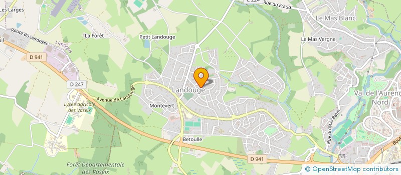 localisation de l'entreprise MONSIEUR CLEMENT GOUDIN à LIMOGES
