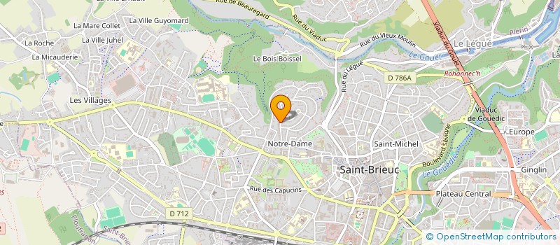 localisation de l'entreprise MONSIEUR CLEMENT GOUHIER à SAINT-BRIEUC