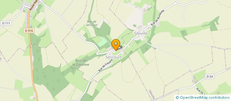 localisation de l'entreprise MONSIEUR CLEMENT GOUILLART à SERICOURT