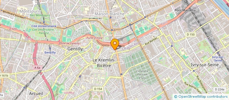 localisation de l'entreprise MONSIEUR CLEMENT GOUSSU à LE KREMLIN-BICETRE