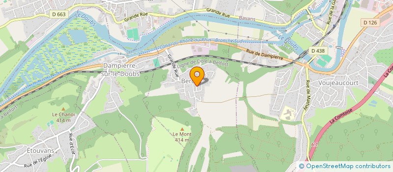 localisation de l'entreprise MONSIEUR CLEMENT GRANDJEAN  BERCHE