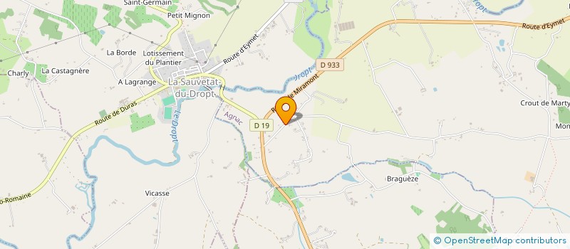 localisation de l'entreprise MONSIEUR CLEMENT GRANZOTTO  AGNAC