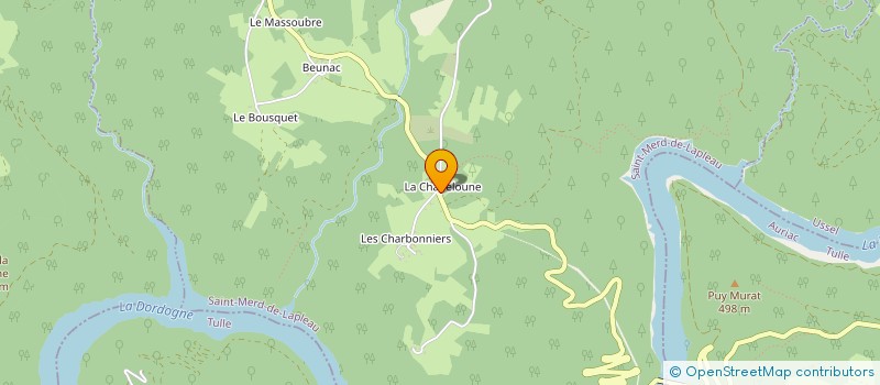 localisation de l'entreprise MONSIEUR CLEMENT GREBERT  SAINT-MERD-DE-LAPLEAU