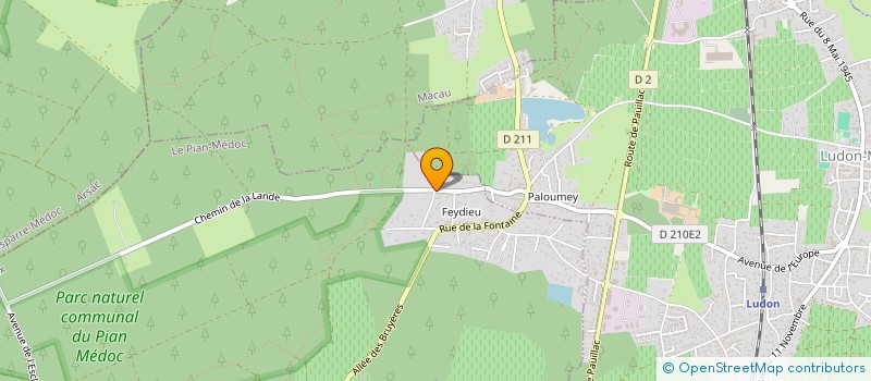 localisation de l'entreprise MONSIEUR CLEMENT GRELLETY  LE PIAN-MEDOC