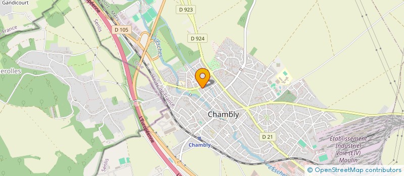 localisation de l'entreprise MONSIEUR CLEMENT GRELLIER à CHAMBLY